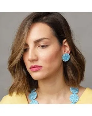 Κεραμικά σκουλαρίκια Dentelle I (S028)