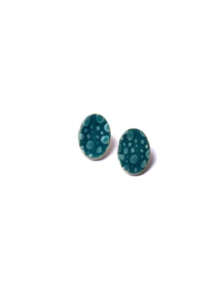Ceramic earrings Pebbles (S081)