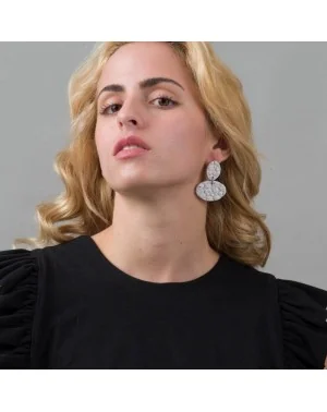 Κεραμικά σκουλαρίκια Pebbles (S082)