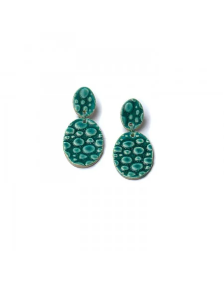 Ceramic earrings Pebbles (S083)