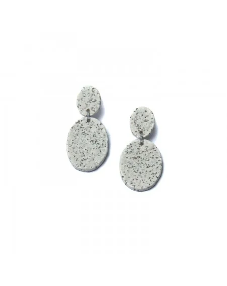 Ceramic earrings Pebbles (S083)
