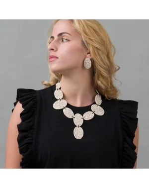 Κεραμικό κολιέ Pebbles (K182)