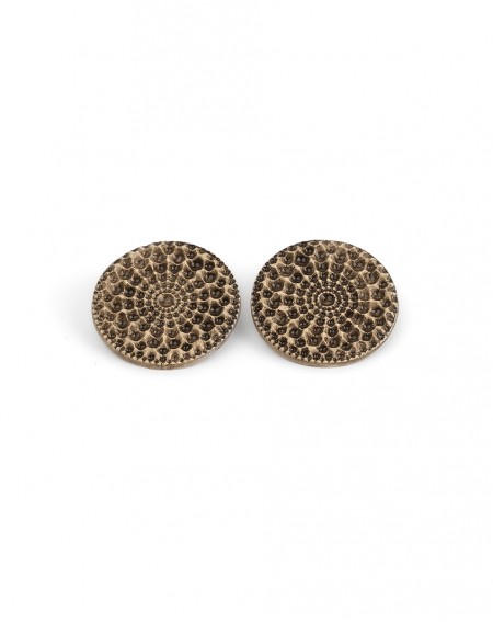 Ceramic earrings Dots (S094)