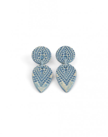 Κεραμικά σκουλαρίκια Dots (S095)