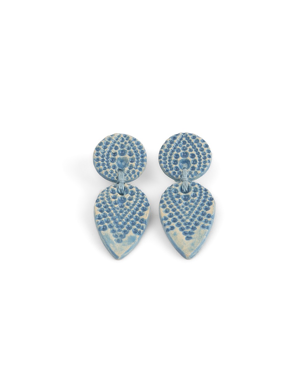 Κεραμικά σκουλαρίκια Dots (S095)