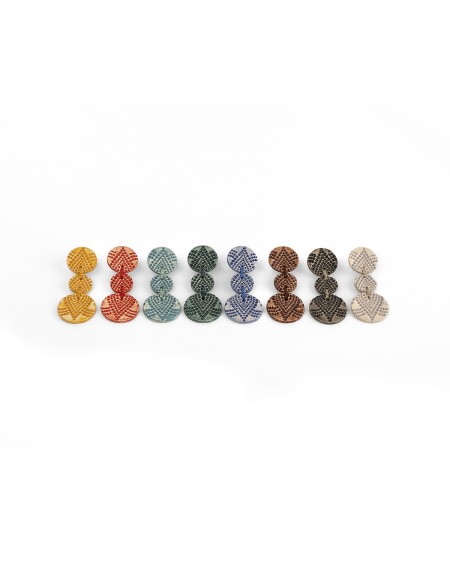 Κεραμικά σκουλαρίκια Dots (S096)