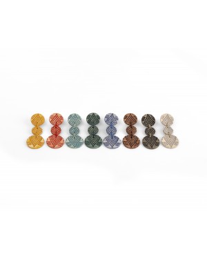 Κεραμικά σκουλαρίκια Dots (S096)