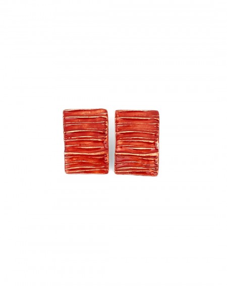 Ceramic earrings Lines (S101)