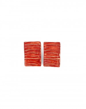 Ceramic earrings Lines (S101)