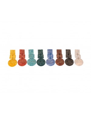 Ceramic earrings Lines (S107)