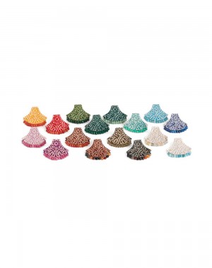 Ceramic earrings Dentelle III (S205)