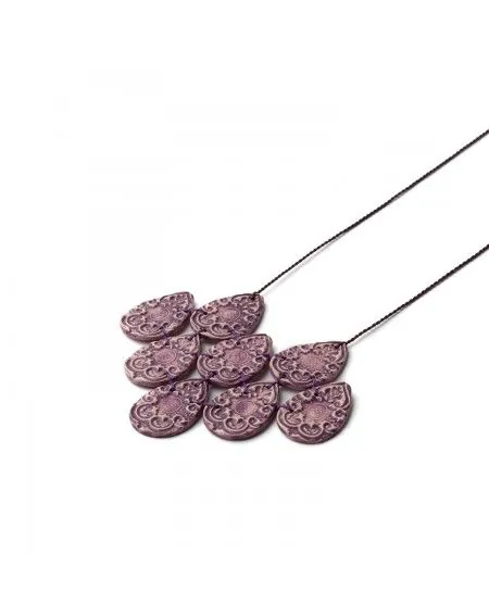 Ceramic necklace Drops (K141)