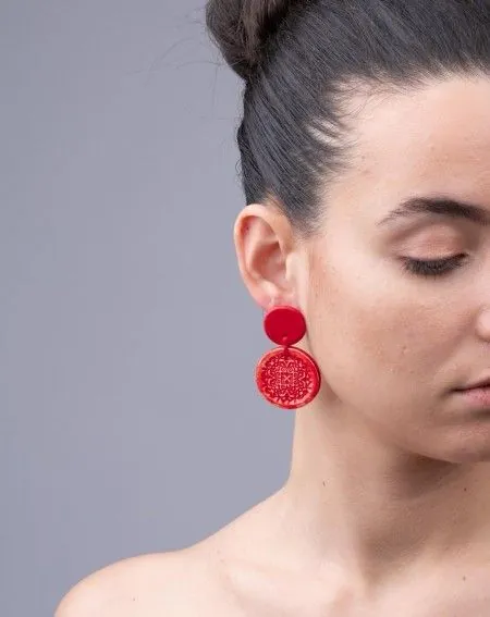 Ceramic earrings East (S026)
