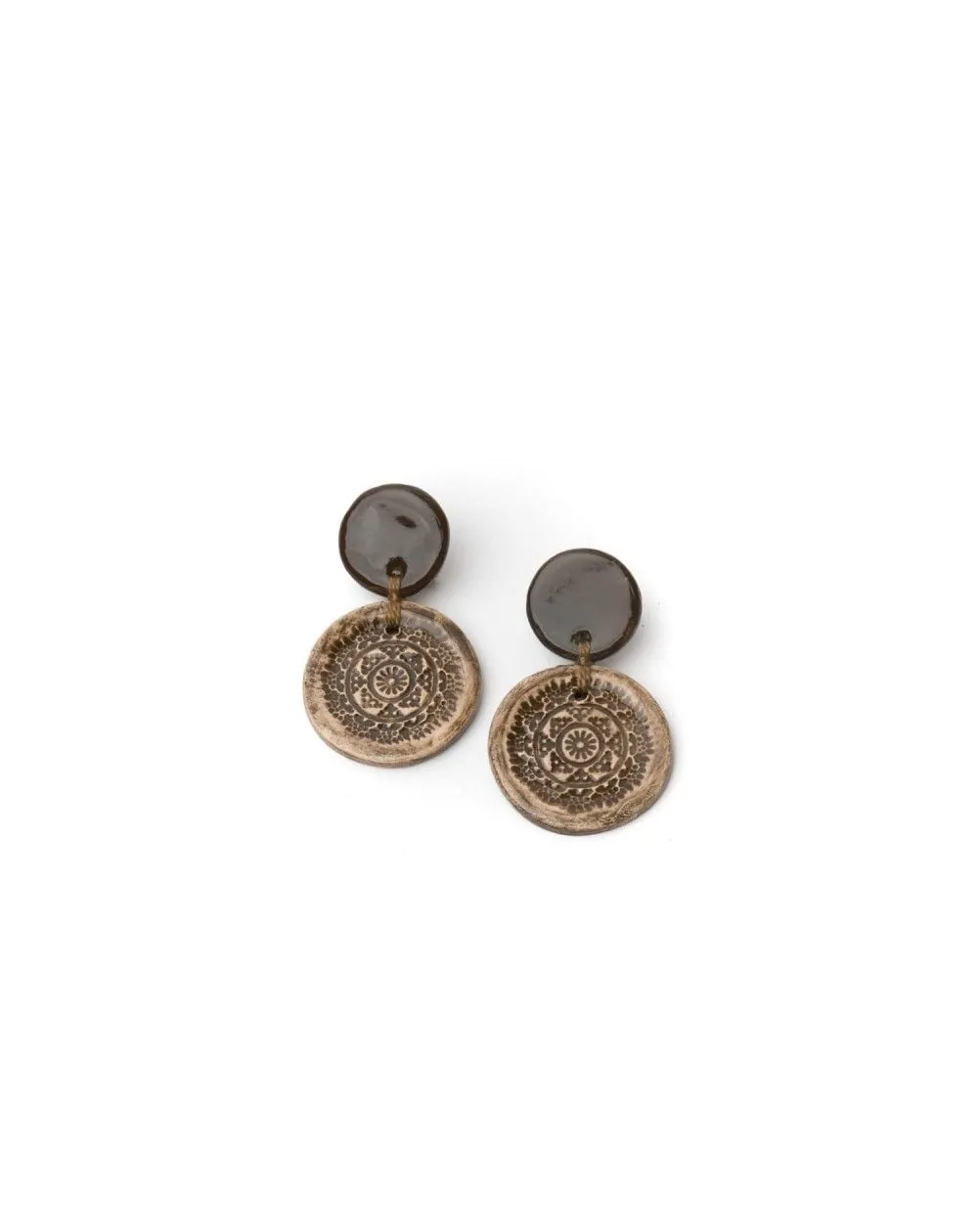 Ceramic earrings East (S026)