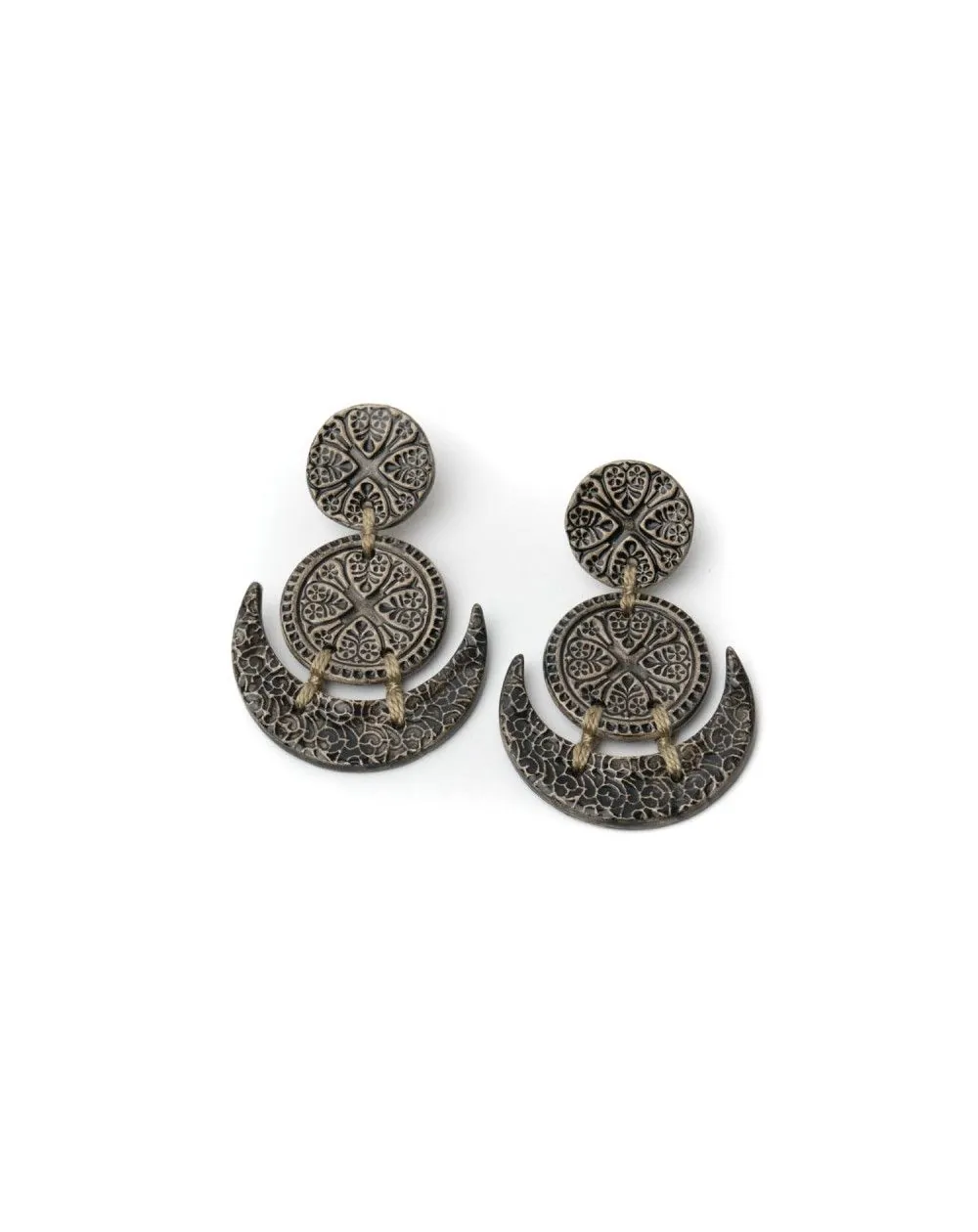 Ceramic earrings East (S013)