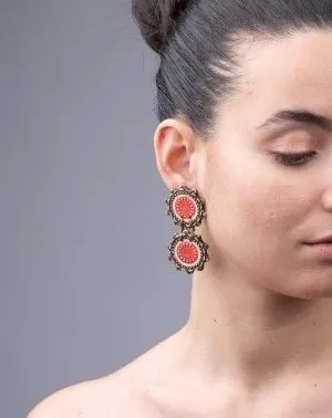 Ceramic earrings East (S006)