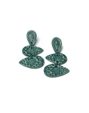 Ceramic earrings Drops (S040)