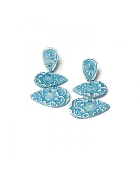 Ceramic earrings Drops (S040)