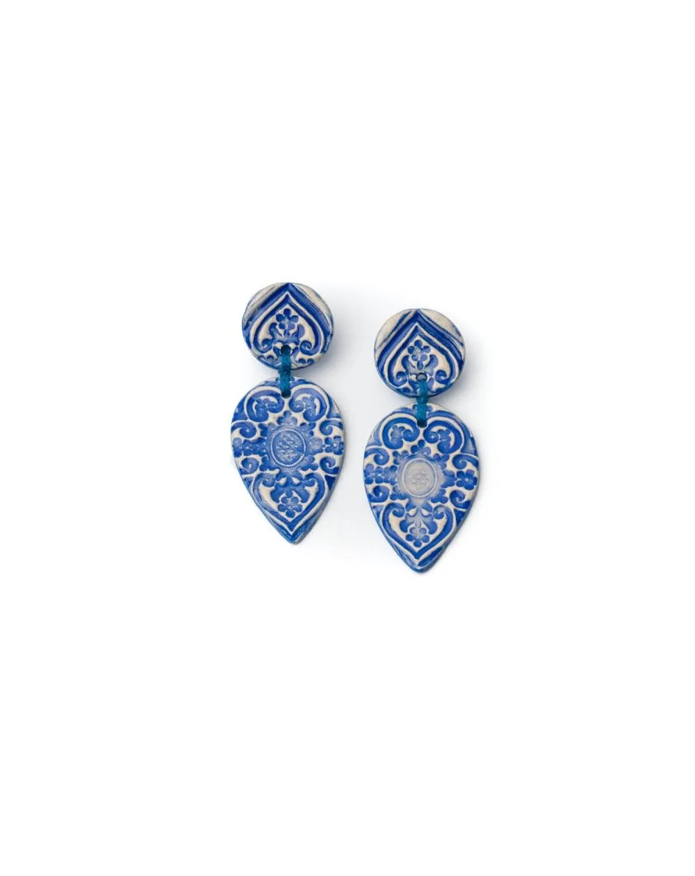 Ceramic earrings Drops (S042)