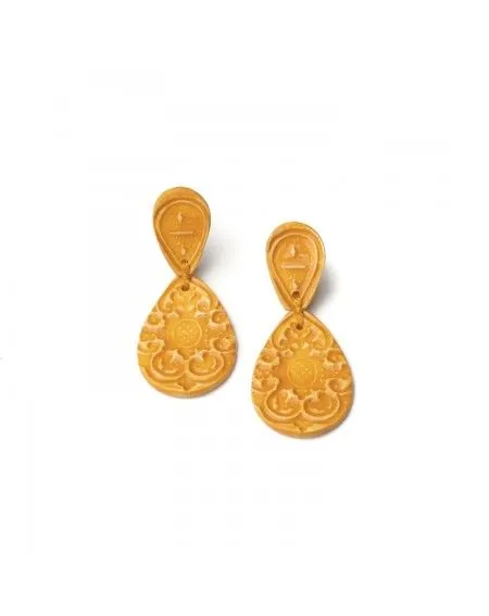 Ceramic earrings Drops (S041)