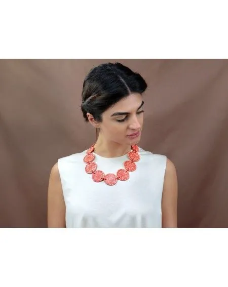 Κεραμικό κολιέ Dentelle I (K134)