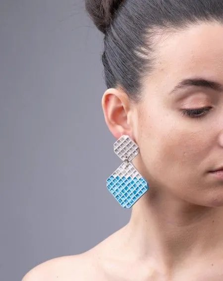 Ceramic earrings Tiryns (S027)