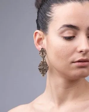 Ceramic earrings Geometrical (S065)