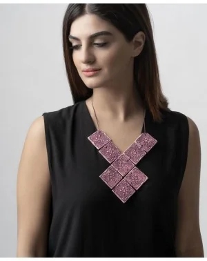 Κεραμικό κολιέ Dentelle II (K159)
